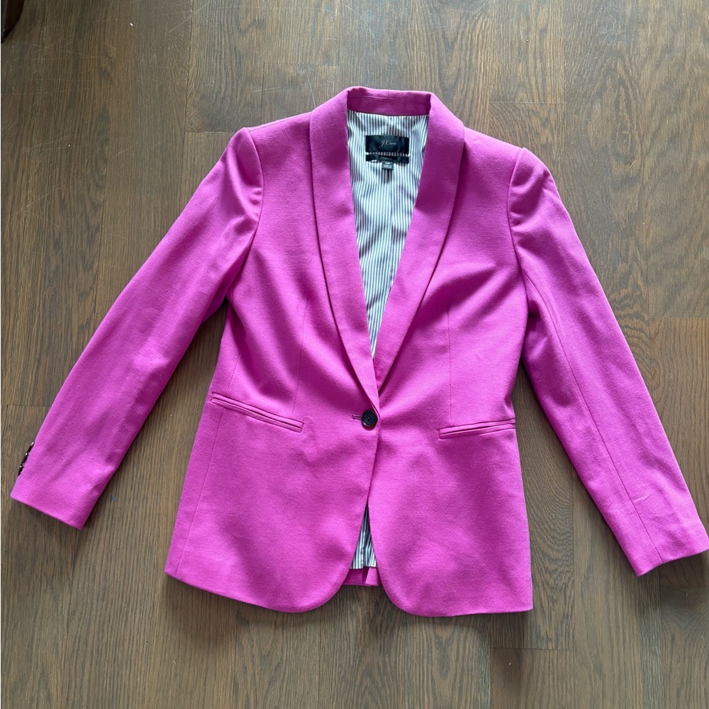 Pink Wool J.Crew Parke Blazer - women’s
